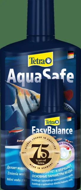 Přípravek Tetra Aqua Safe 500 ml + Tetra Easy Balance 100 ml zdarma
