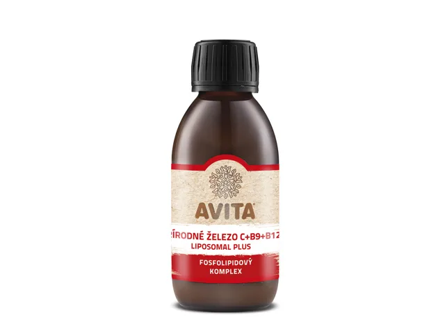 Prírodné železo C+B9+B12 liposomal plus