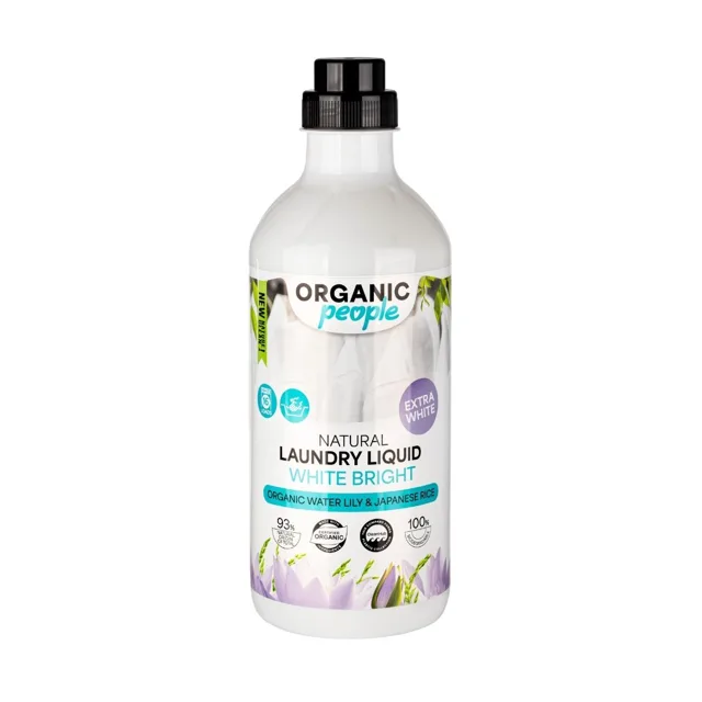 Přírodní prací gel na bílé prádlo - 1000 ml - Organic People