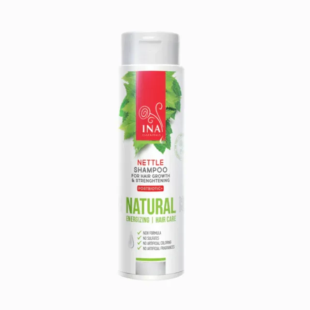 Přírodní šampon z divoké kopřivy proti vypadávání vlasů – 200 ml – INA Essentials