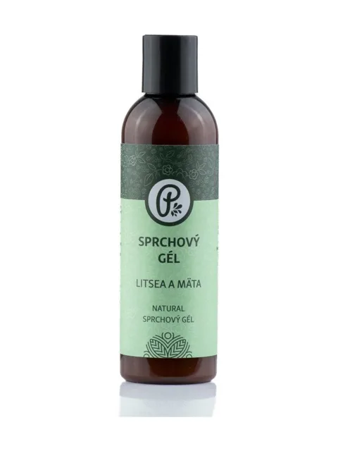 Přírodní sprchový gel - Litsea a máta 200ml