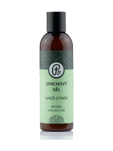 Přírodní sprchový gel - Svěží citrón 200ml