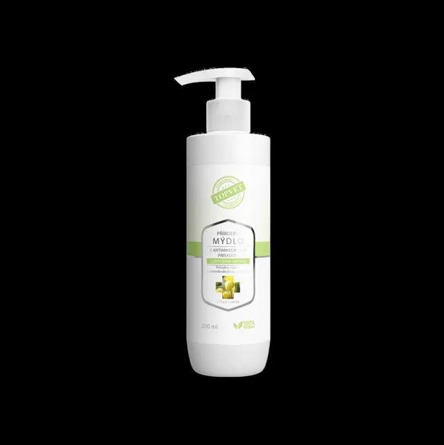 Přírodní tekuté mýdlo s antimikrobiální přísadou a přírodními extrakty 200 ml – Green idea