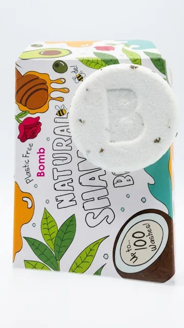 Přírodní tuhý šampon Bomb Natural Shampoo Bar s mořskou solí, mořskými řasami, eukalyptem, mátou, 2x 50 g