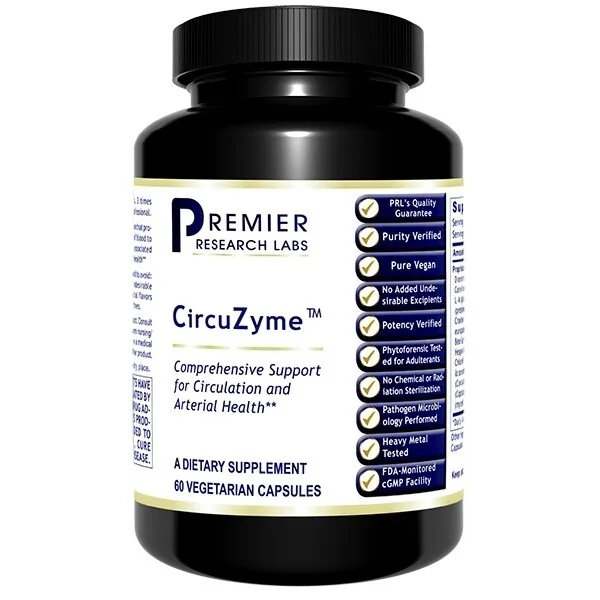 PRL CircuZyme, 60 rostlinných kapslí, 20 dávek