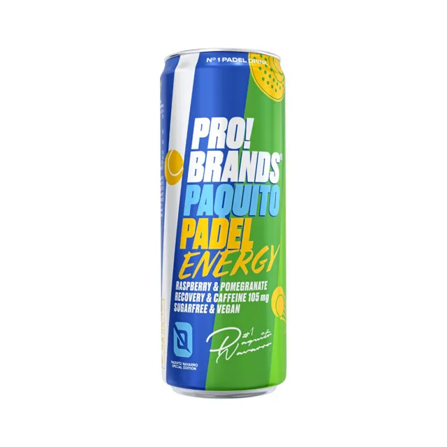 Pro!Brands BCAA Drink Padel Energy - Malina/Granátové jablko, 330ml, Malina/granátové jablko