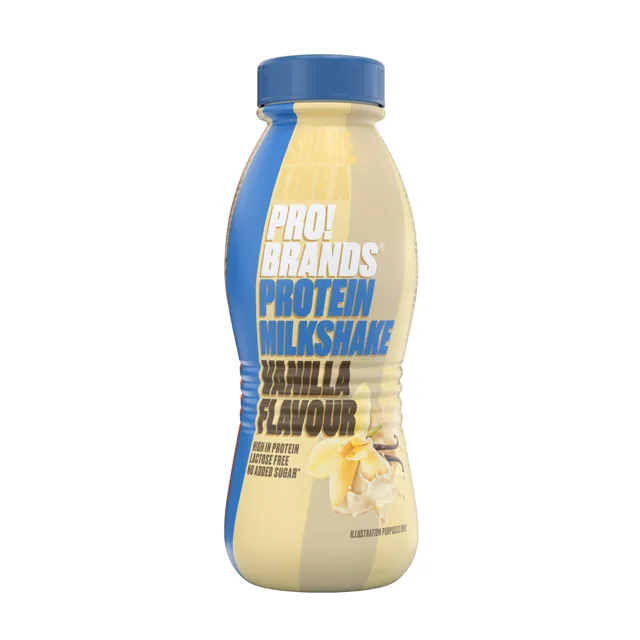 Pro!Brands Protein MilkShake - Vanilla, Vanilla, 310ml
