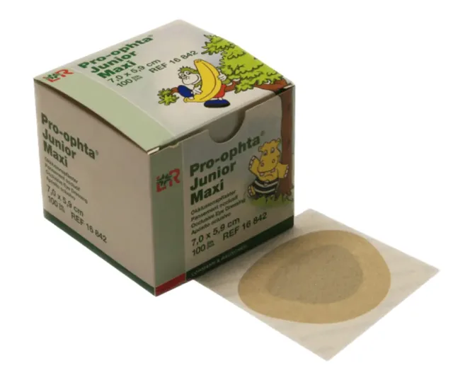 Pro ophta Junior Okluzor náplasti Maxi 7.0 x 5,9 cm 100 ks