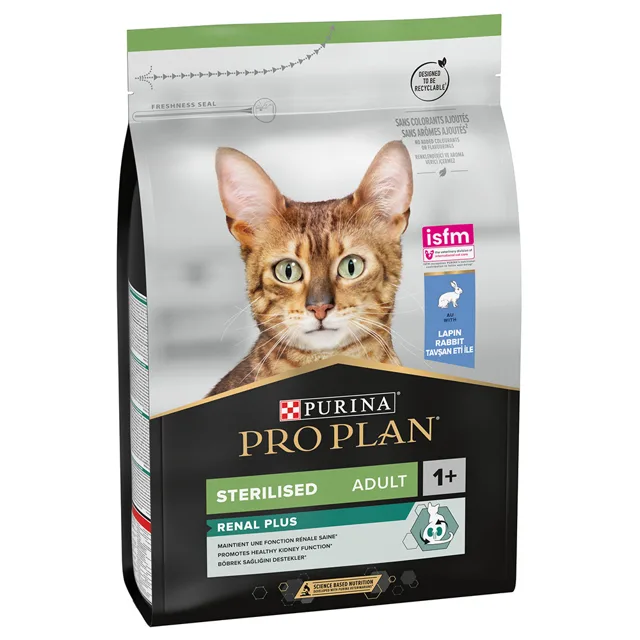 PRO PLAN Adult Sterilised Renal Plus granule králik - 10 kg