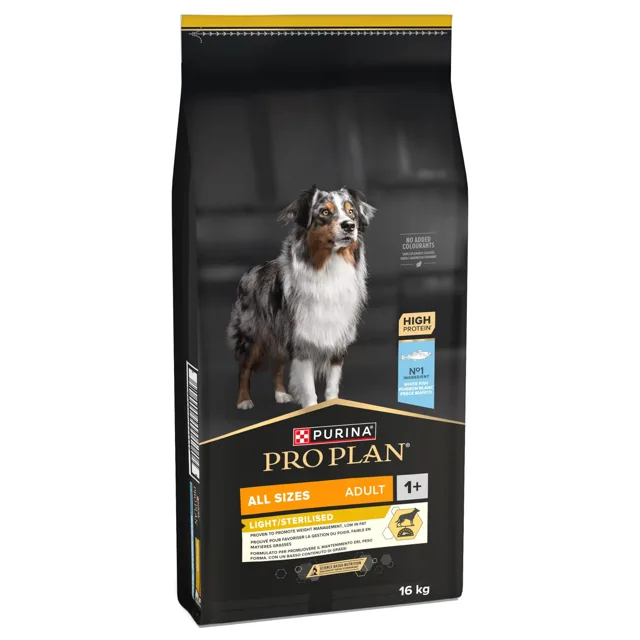 Pro Plan All Sizes Adult Light Sterilised Fish - 16 kg