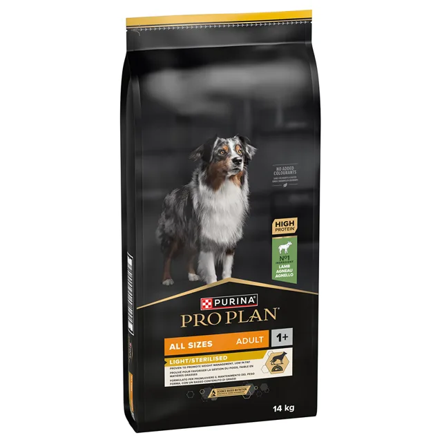 Pro Plan All Sizes Adult Light Sterilised Lamb - 14 kg