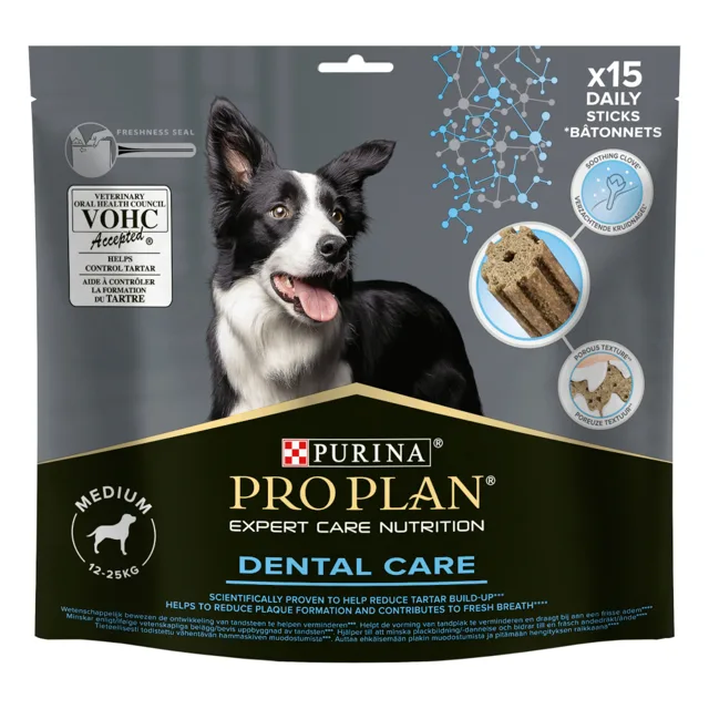 PRO PLAN Dental Care Medium dog pamlsky - 345 g