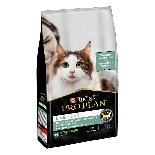 PRO PLAN LiveClear Sterilised Adult granule krůta - 1,4 kg