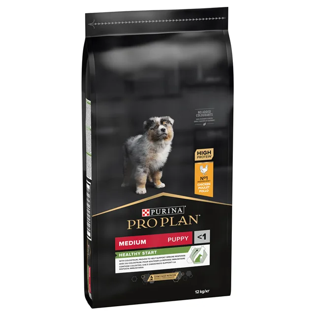 PRO PLAN Medium Puppy Healthy Start granule kuře - 12 kg