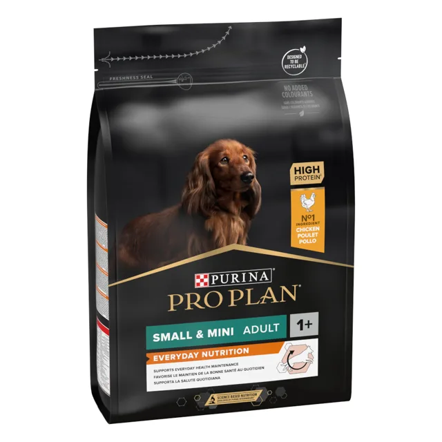 PRO PLAN Small & Mini Adult Everyday Nutrition granule kuře - výhodné balení 2 x 7 kg