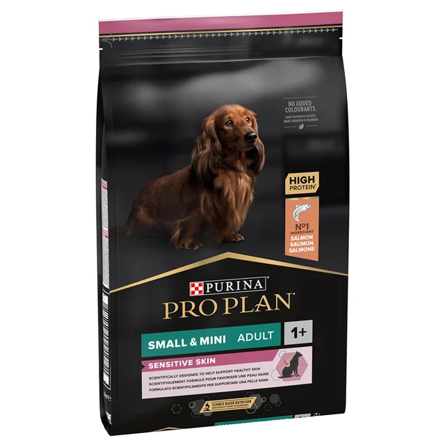 PRO PLAN Small & Mini Adult Sensitive Skin granule losos - 7 kg