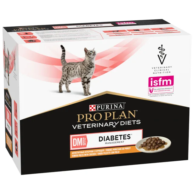 PRO PLAN Veterinární diety DM Diabetes kapsičky kuře - 20 x 85 g