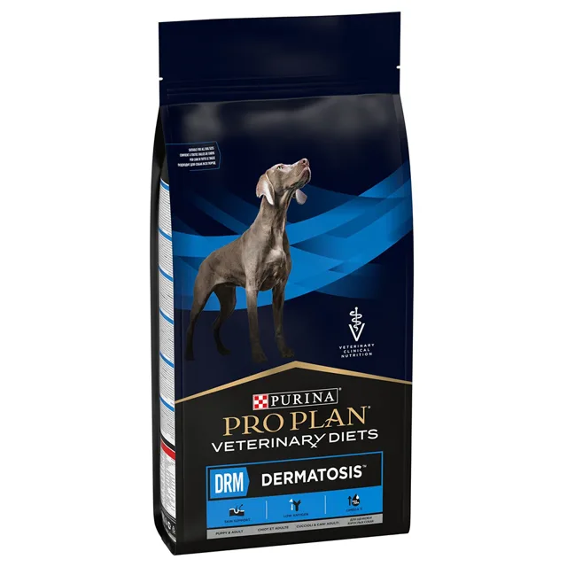 PRO PLAN Veterinární diety DRM Dermatosis granule - 12 kg