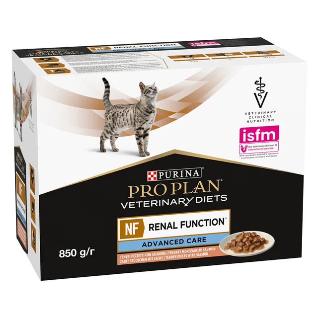 PRO PLAN Veterinární diety NF Renal Function Advanced Care kapsičky losos - 10 x 85 g