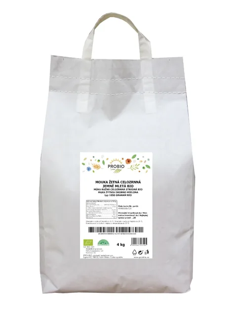 PROBIO Gastro Mouka žitná celozrnná jemně mletá BIO 4 kg