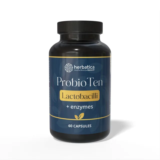 ProBio Laktobacily 10 & Enzymy - 60 kapslí - Herbatica