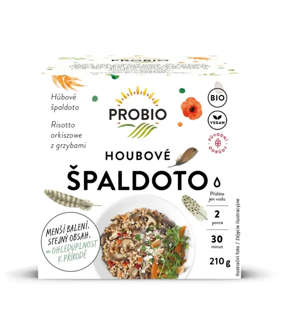 PROBIO Špaldoto houbové BIO 210 g