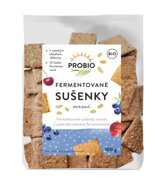PROBIO Sušenky ovesné fermentované BIO 100 g