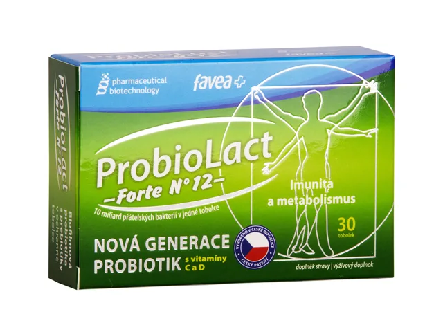 ProbioLact forte N°12, Probiotika s prebiotiky, 30 kapslí