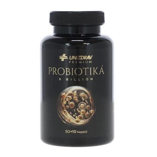 Probiotika 8 bilion UNIZDRAV, 50 + 10 kapslí zdarma