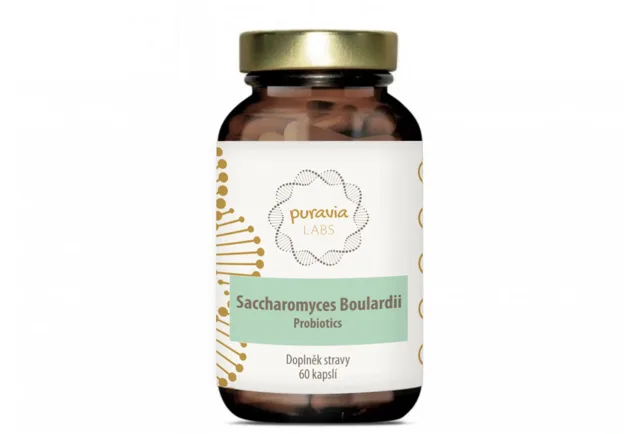 Probiotika Saccharomyces boulardii (5 mld. CFU), 60 kapslí