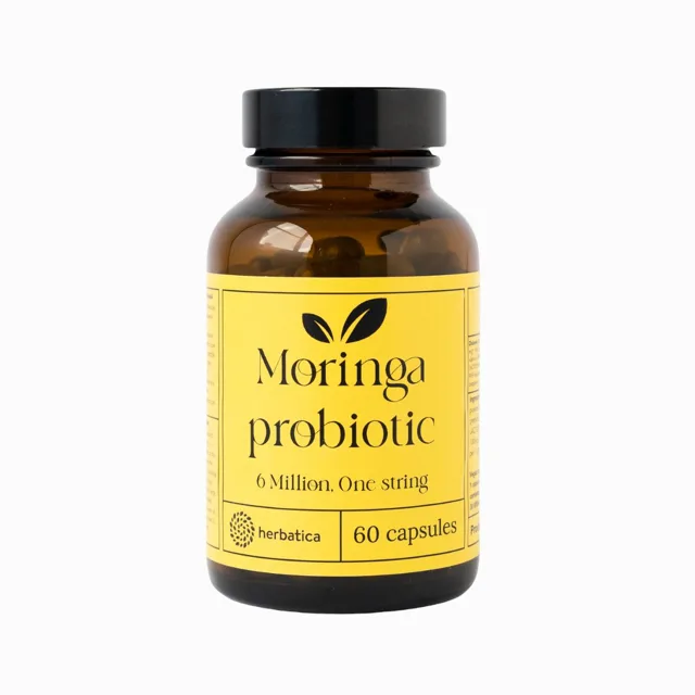 Probiotika z moringy – 6 miliard, jeden kmen – 60 kapslí – Herbatica