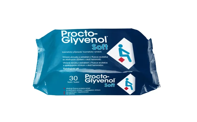Procto-Glyvenol Soft vlhčené ubrousky 30 ks
