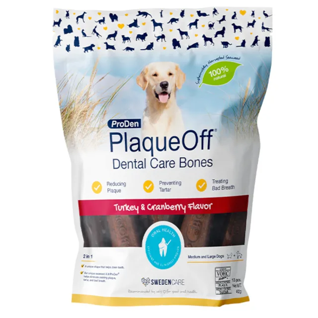 ProDen PlaqueOff Dental Care Bones - krůtí (482 g)
