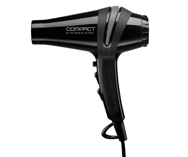 Profesionální fén na vlasy Eurostil Professional Compact Professional - 2000 W, černý (04202) + dárek zdarma