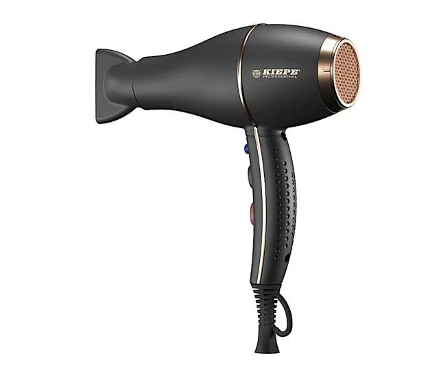 Profesionální fén na vlasy Kiepe Bloom Black - 2000 W, černý (8310.4) + dárek zdarma