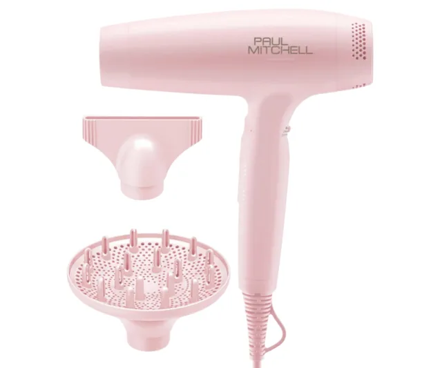 Profesionální fén na vlasy Paul Mitchell Dry Lightweight Professional Hair Dryer - 1600 W, růžový - limitovaná edice + dárek zdarma