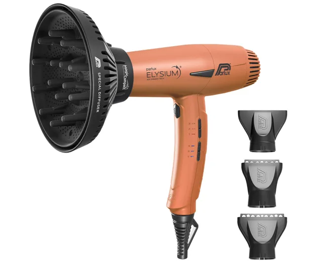 Profesionální fén na vlasy s difuzérem Parlux Elysium Copper - 2300 W, měděný + dárek zdarma