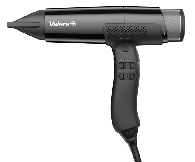 Profesionální fén na vlasy Valera Professional VanityCare AI Night Black 504.00 VA - 2000 W, černý + dárek zdarma
