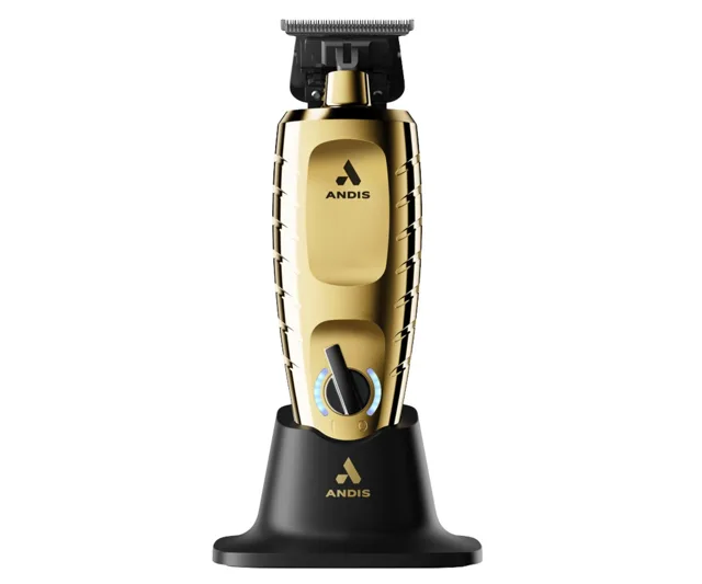 Profesionální konturovací strojek na vlasy Andis GTX-Exo II M-Force Cordless Trimmer 562170 - zlatý + dárek zdarma