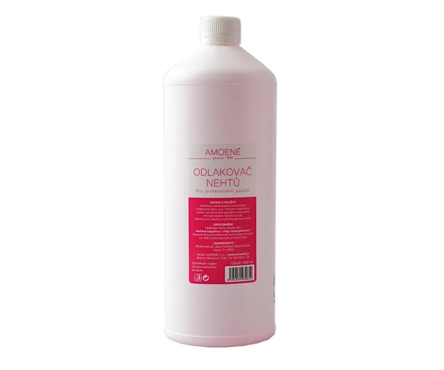 Profesionální odlakovač nehtů, Amoené 1000 ml (011402L001P) + dárek zdarma
