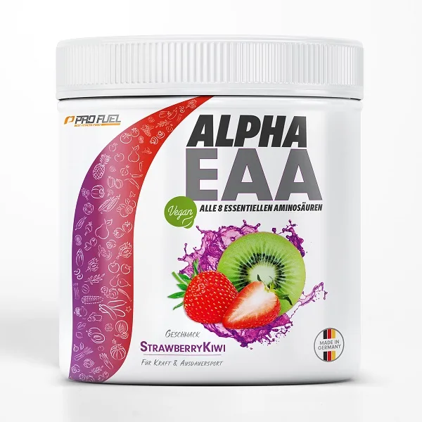 ProFuel ALPHA.EAA 8 esenciálních aminokyselin Jahoda &amp; Kiwi, 462 g