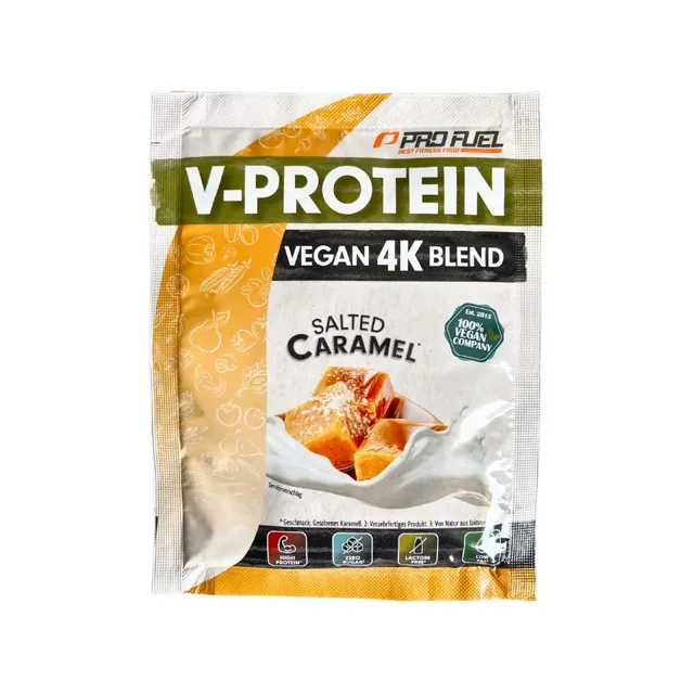 ProFuel V-PROTEIN 4K BLEND - vzorek Slaný karamel, 30 g