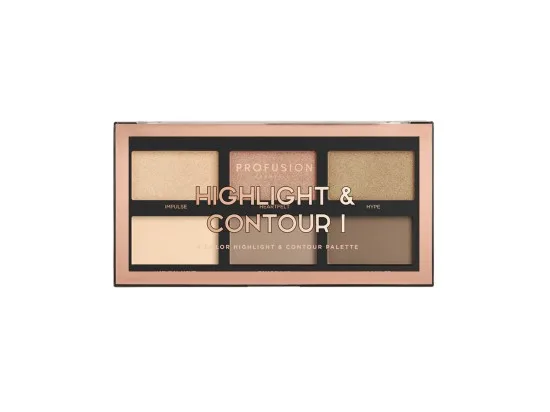 Profusion rozjasňující a konturovací paletka Highlight&Contour