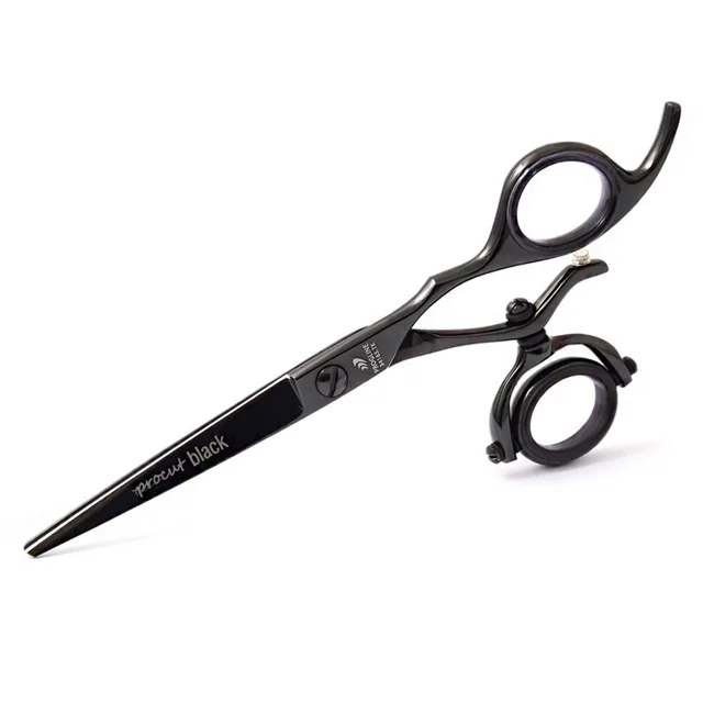 Progline Procut Black 6,5" Rotating Ring 34165.TK - Profesionální kadeřnické nůžky