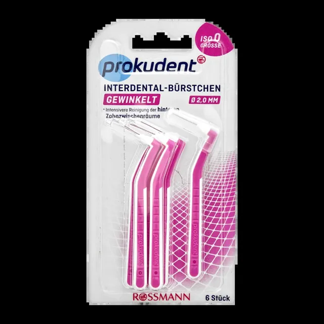 Prokudent Zahnuté mezizubní kartáčky ISO 0 6 ks