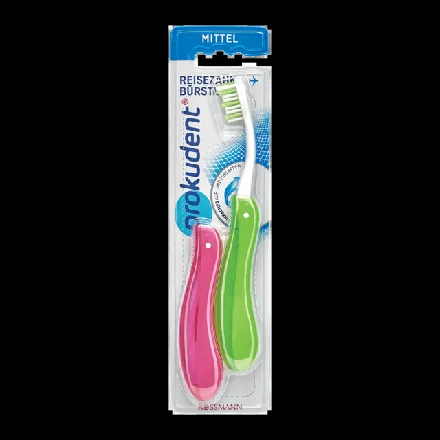 Prokudent Zubní kartáčky cestovní Medium 2 ks, různé druhy 2 ks
