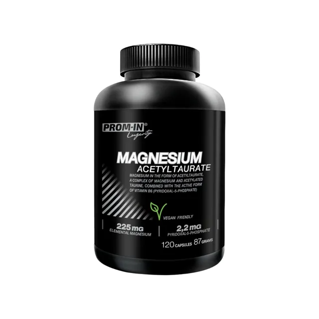 PROM-IN Magnesium Acetyltaurate 120 kapslí