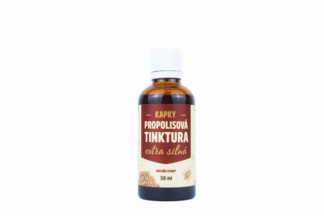 Propolisová tinktura 50 ml - kapky EXTRA SILNÁ
