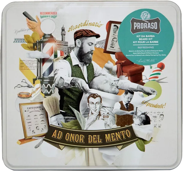 Proraso 3dílná sada na osvěžení vousů - Refreshing