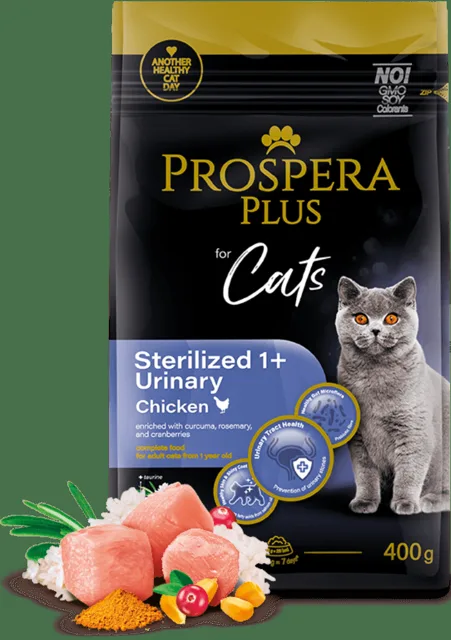 Prospera Plus Sterilized 1+ Chicken Urinary 0,4kg